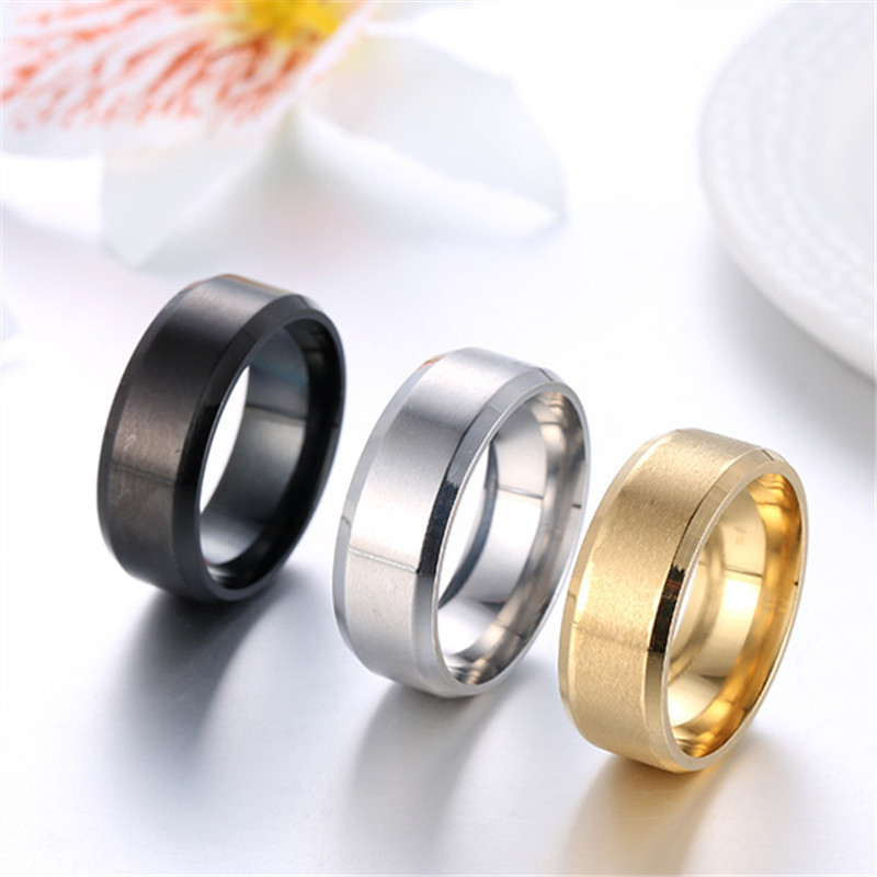 Nhẫn Thép Titan Thiết Kế Đơn Giản Thời Trang