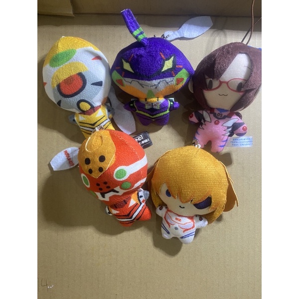 Gấu bông EVANGELION X ROUND1 Collab Merchandise Mascot Plushie Doll