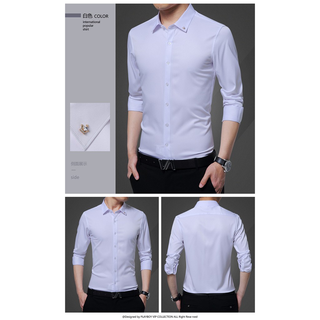 (CAO CẤP)Áo sơ mi Hàn Quốc cao cấp SM00005 | BigBuy360 - bigbuy360.vn