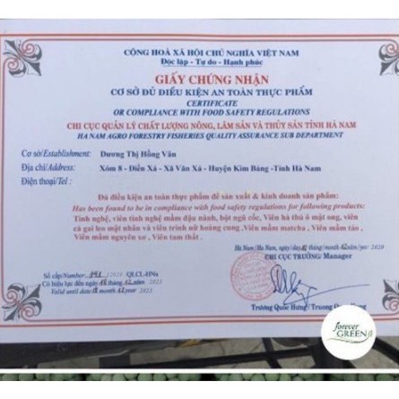 500gr viên mầm đậu nành hồng sâm matcha có giấy chứng nhận ATTP L937 | BigBuy360 - bigbuy360.vn