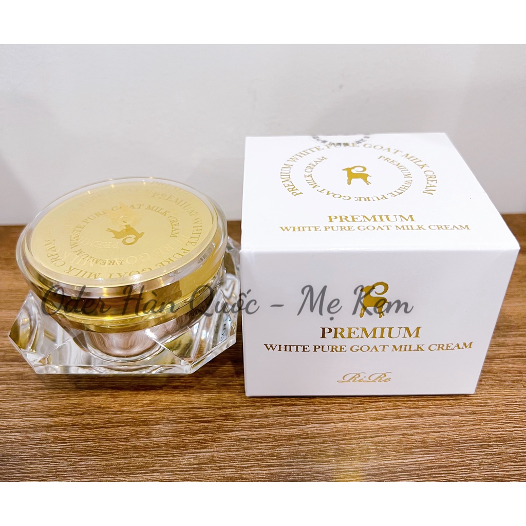 Kem dưỡng trắng da sữa dê Rire Premium White Pure Goat Milk Cream 50ml