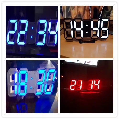 Đồng hồ LED 3D SMART CLOCK treo tường, để bàn "bừng sáng không gian nhà bạn!"...