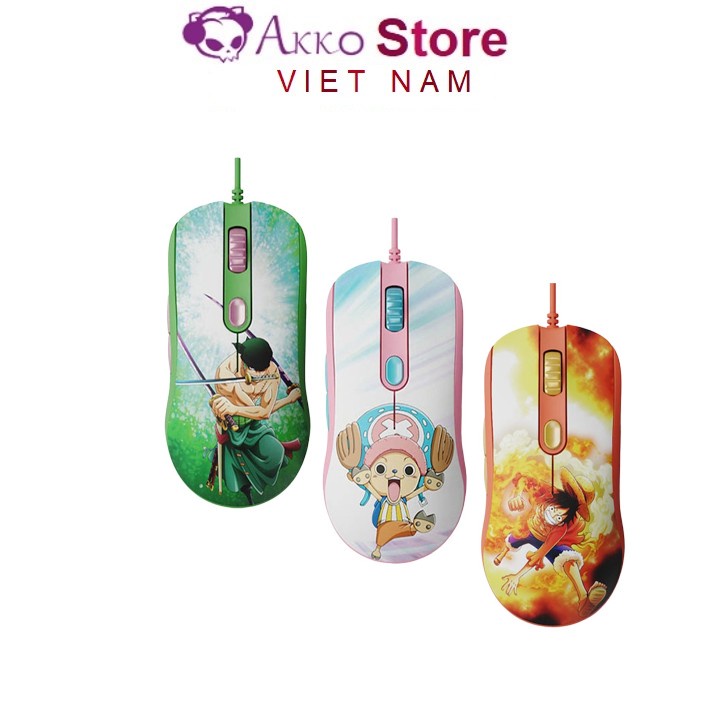 Chuột chơi game AKKO AG325 One Piece – Zoro / Luffy / Chopper