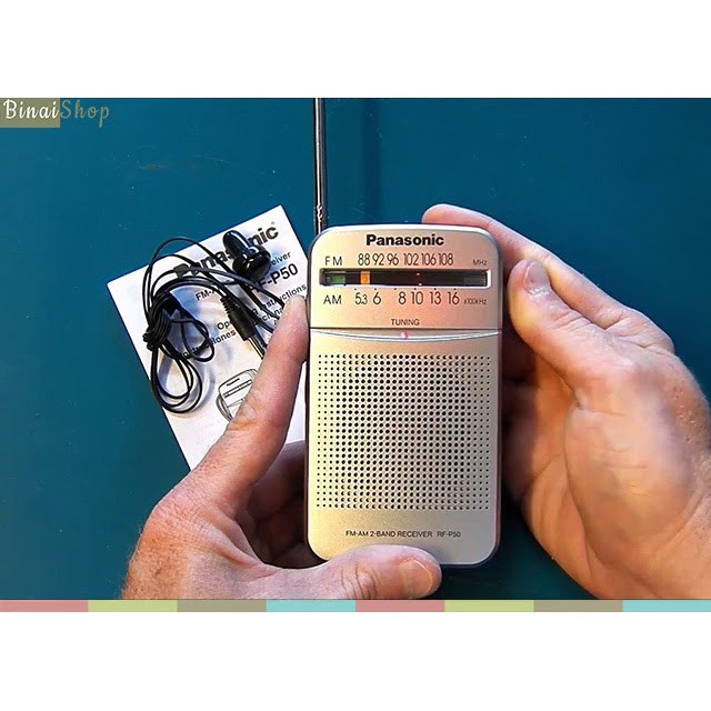 Đài radio FM, AM bỏ túi Panasonic RF-P50