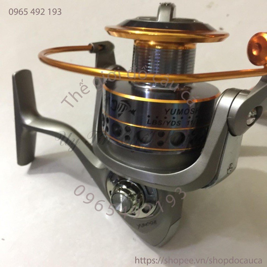 Combo cần câu cá 3 m máy yumoshi 6000 ( rẻ vô địch )