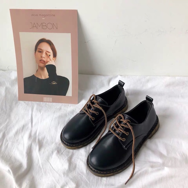 (Có sẵn) Giày oxford thắt dây 2 màu | BigBuy360 - bigbuy360.vn