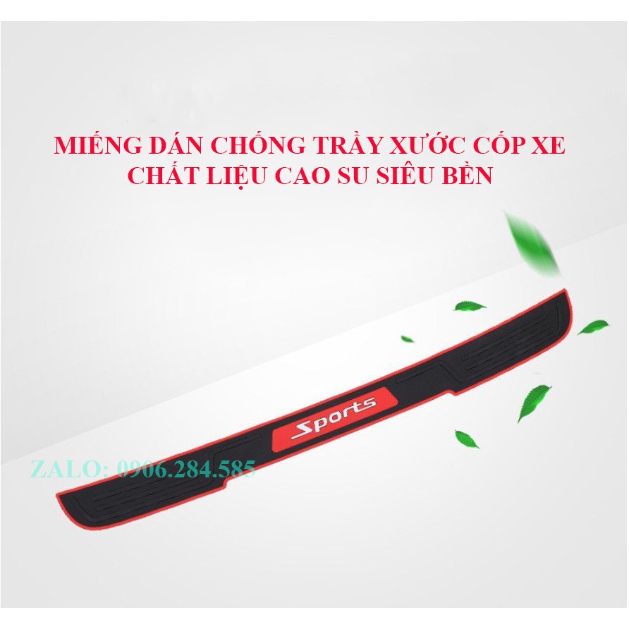 [Giá hủy diệt] Miếng Dán Chống Xước Bảo Vệ Cốp Xe Chất Lượng Siêu Bền