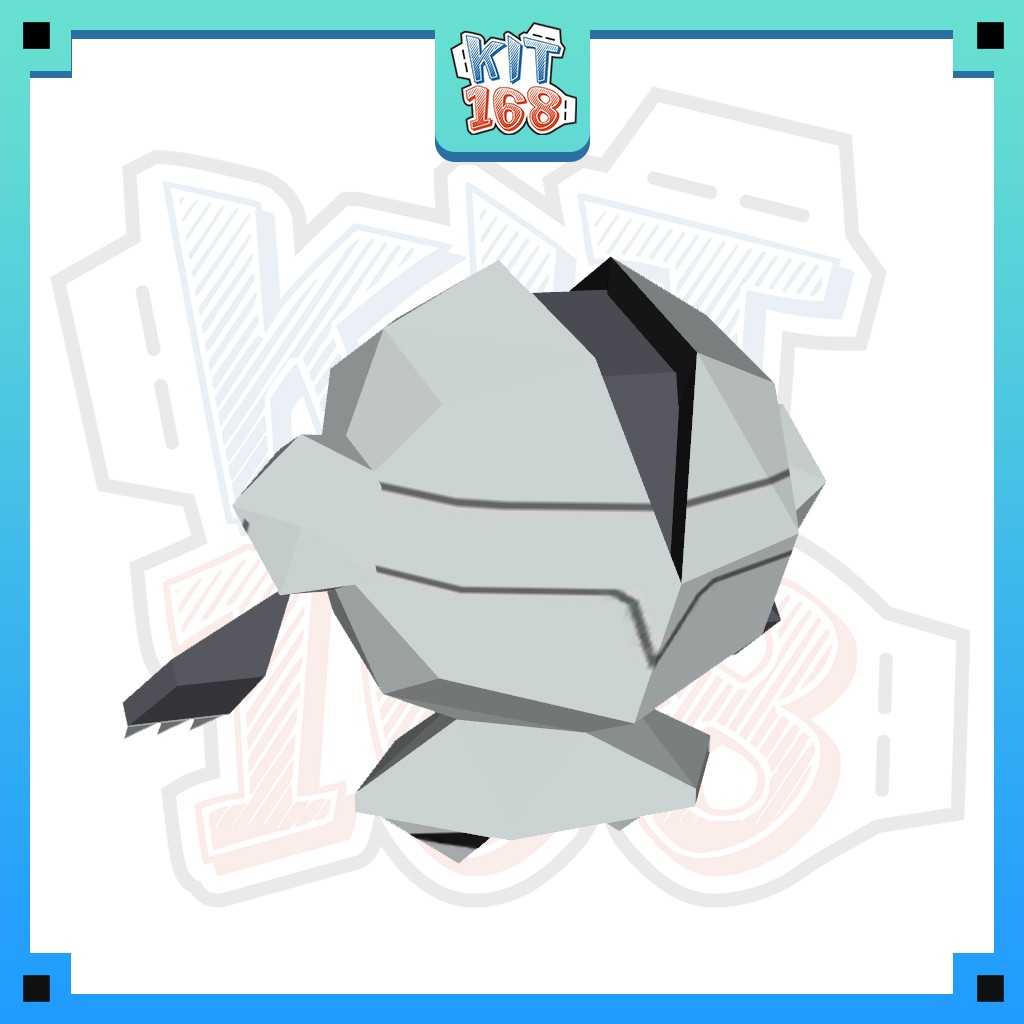 Mô hình giấy Anime Game Chibi Pokemon Registeel