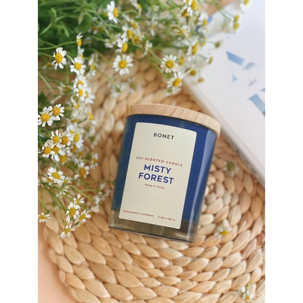 Nến Thơm BONET Hương MISTY FOREST Rừng Thông Đà Lạt
