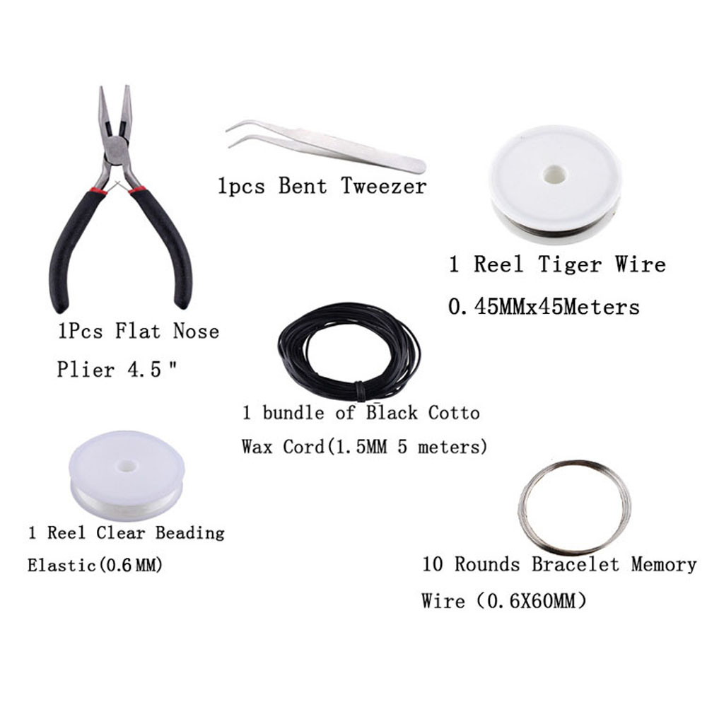 Bộ Dụng Cụ Kìm Làm Đồ Trang Sức 10 Ngăn Chất Lượng Cao