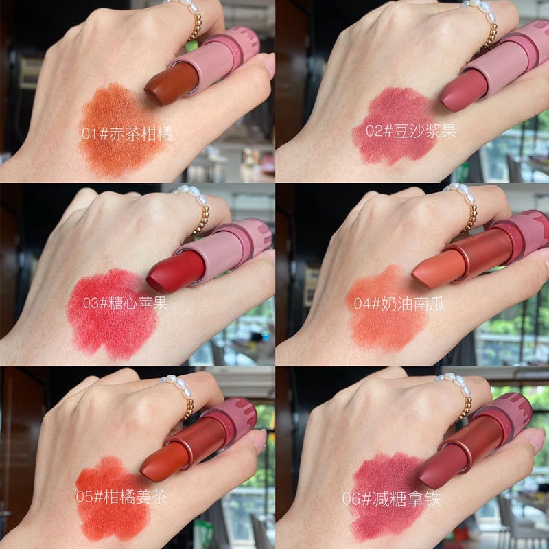 Son thỏi lì Herorange vỏ hồng loại mới - Sammi beauty - G8