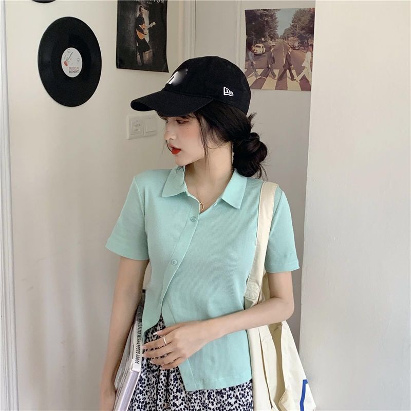BH Set 2 mảnh gồm chân váy và áo tay ngắn họa tiết hoa thời trang cho nữ (bán lẻ)