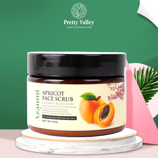 Tẩy tế bào chết body Mơ Hoa Anh Đào Azanmi cho làn da mềm mại và rạng rỡ 100G - Pretty Valley Store