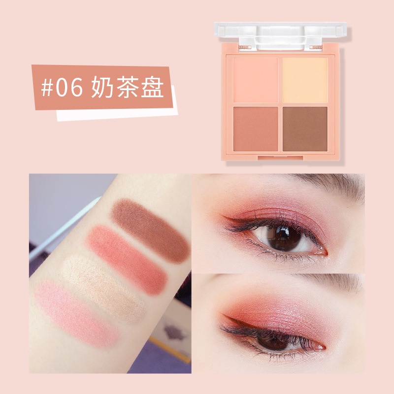 Bảng phấn mắt Mini STYLE bốn màu sắc hiệu ứng lì | BigBuy360 - bigbuy360.vn