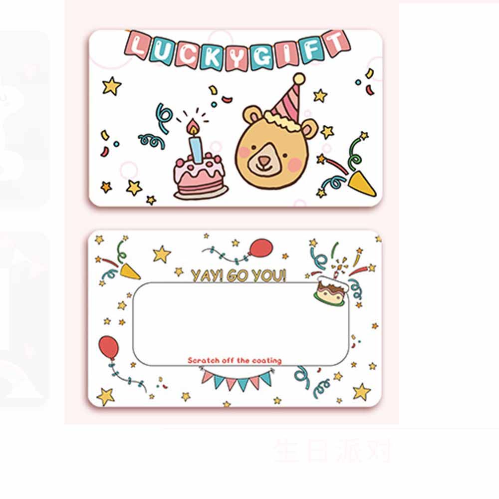 Bộ 20 đồ chơi thẻ cào họa tiết hoạt hình làm quà tặng khen thưởng cho bé cố gắng đạt mục tiêu học tập diy