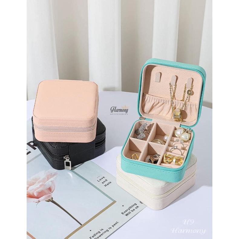 Hộp đựng trang sức bông tai, nhẫn, đa năng, hộp đựng trang sức du lịch - Max Siêu thị tiện ích