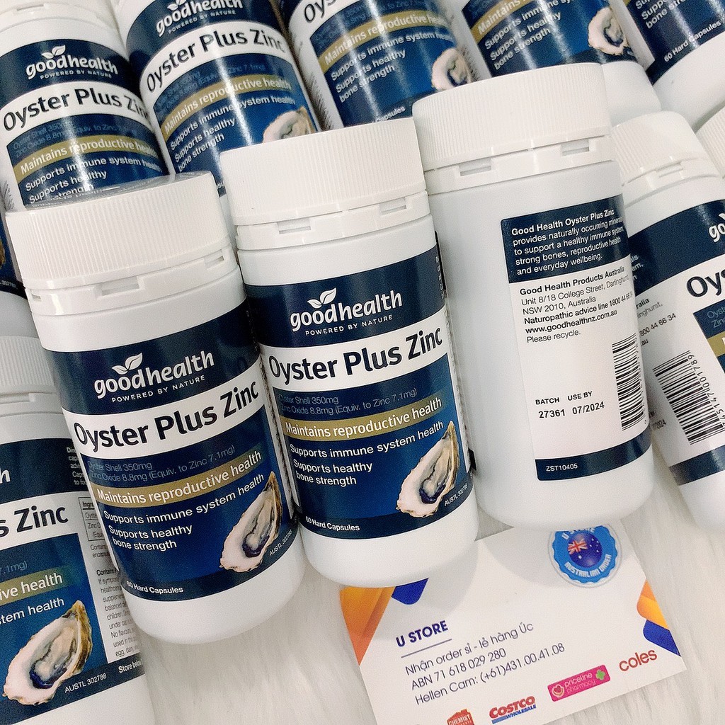 Tinh chất hàu Oyster Plus Goodhealth 60 Viên