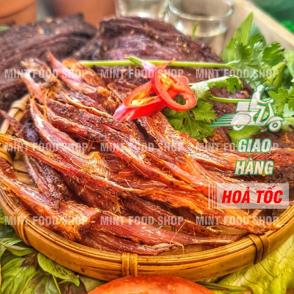 Thịt Lợn Gác Bếp Vị Tây Bắc  - Túi 500Gram HCK