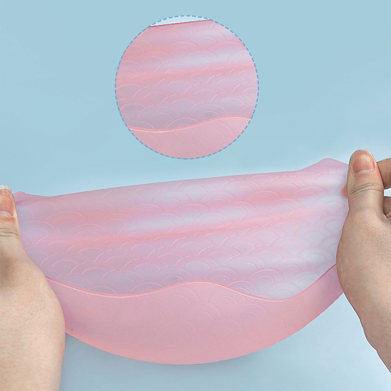 Yếm Ăn Bằng Silicone Không BPA Chống Nước Thoải Mái Có Túi Đựng Thức Ăn Điều Chỉnh Được Cho Bé