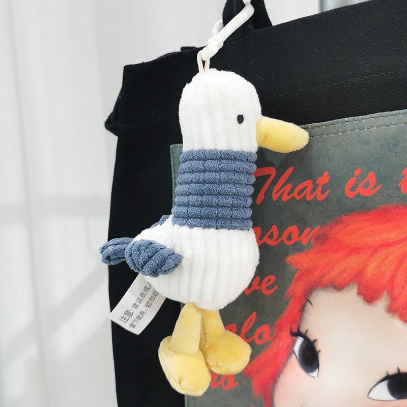 Móc khoá vịt mỏ vàng treo balo,túi🐤