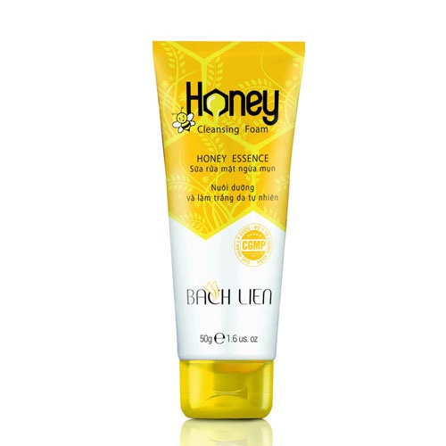 Sữa rửa mặt Honey Bạch Liên ngừa mụn Tube 50g