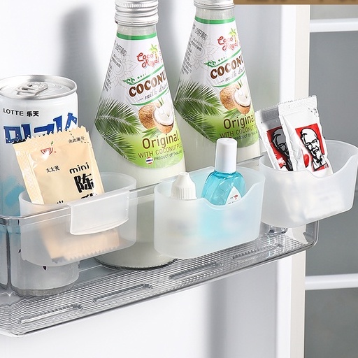 Set 2 Hộp Đựng Gia Vị Gắn Trong Tủ Lạnh Đa Năng Chất Lượng Cao