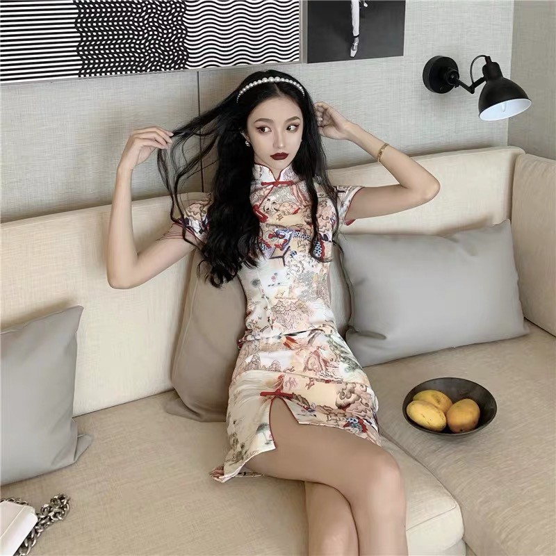 Sườn Xám Hoa Văn phong cách