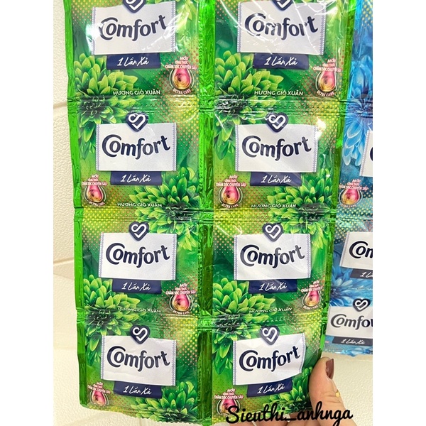 Dây 10 Gói Nước Xả Vải Comfort 1 lần xả/Đậm Đặc