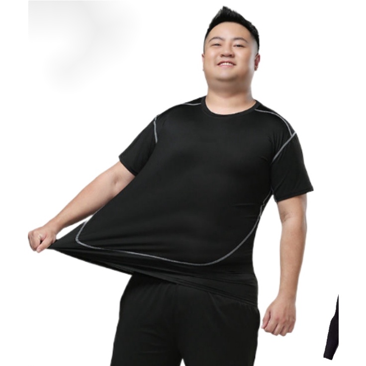 Áo Thun Tay Ngắn Đi Bơi / Lặn / Tập GYM Chất Liệu Nhanh Khô Có Size Lớn Cho Nam Giới