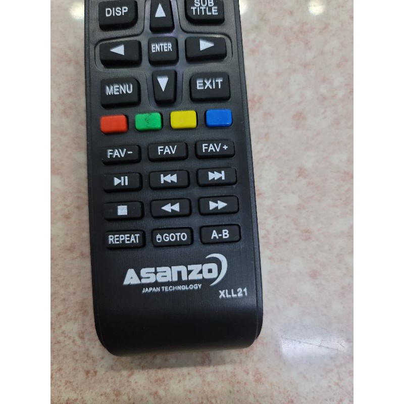 remote tivi ASANZO XLL21 Smart, điều khiển tivi ASANZO.