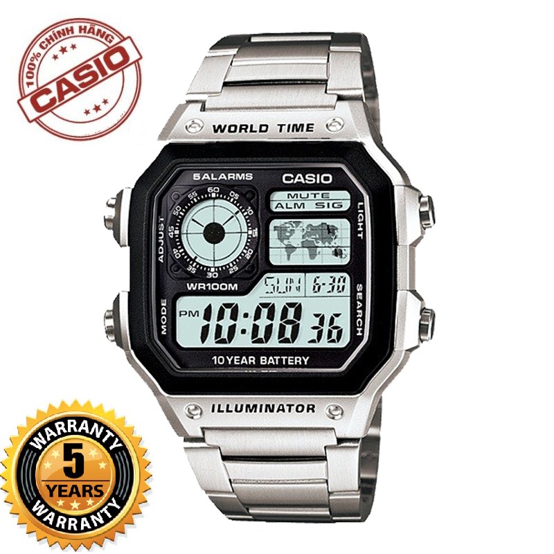 Đồng Hồ Nam Đồng Hồ Casio AE-1200WHD-1AVDF