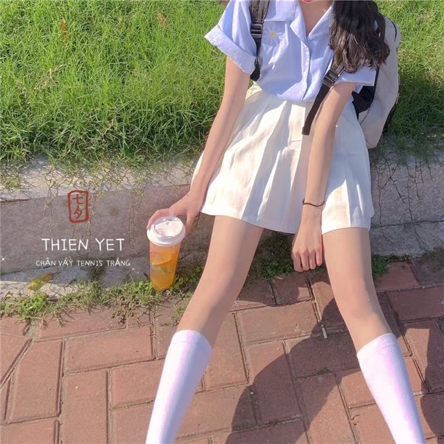 [Mã WASTUP giảm 10% tối đa 30K đơn 99K] CHÂN VÁY TENNIS TRẮNG BÓNG CÓ QUẦN TRONG | BigBuy360 - bigbuy360.vn