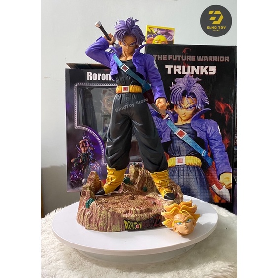 Mô hình figure Trunks cao 50cm 2 đầu thay thế - Mẫu mới Dragon Ball