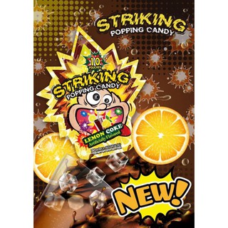[HÀNG CHÍNH HÃNG] KẸO NỔ STRIKING VỊ COLA CHANH 15G