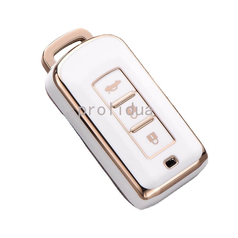 Ốp Điện Thoại TPU Mềm Kèm Móc Khóa Cho Mitsubishi Lancer / Attrage / Triton / ASX / Outlander/ Xpander / Mirage