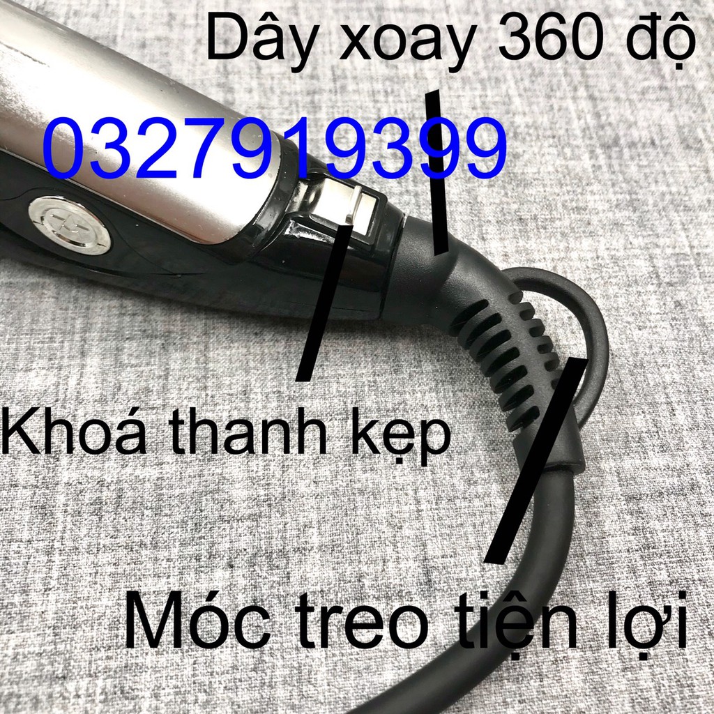 ✅Freeshiptặng kẹp✅ Máy duỗi tóc chuyên nghiệp Hàn Quốc 017