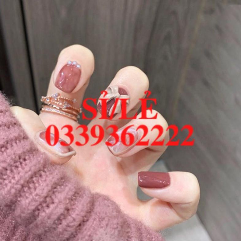 [ CHÍNH HÃNG ] Hộp 24 bộ móng giả cao cấp tặng kèm keo Sena Beauty Nail