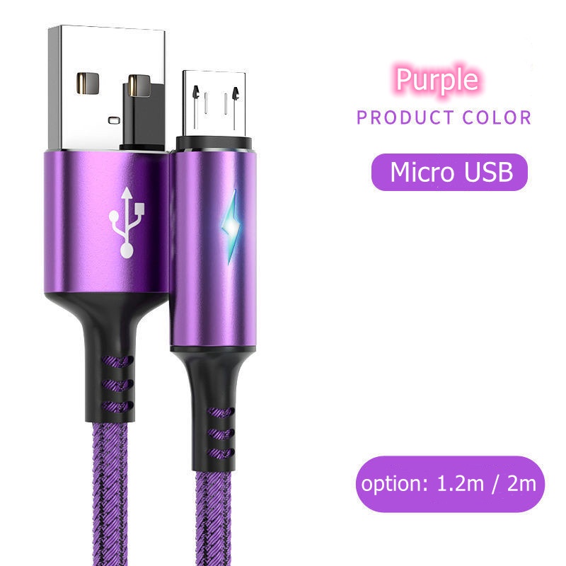 Dây Cáp Sạc Nhanh USB Loại C 5A Dành Cho Android Type-C Micro USB Type C