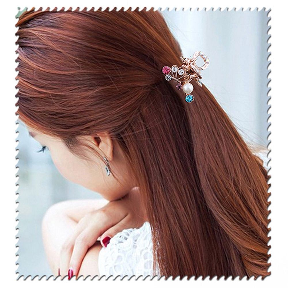 Kẹp tóc đính đá nhiều kiểu dáng xinh xắn thời trang