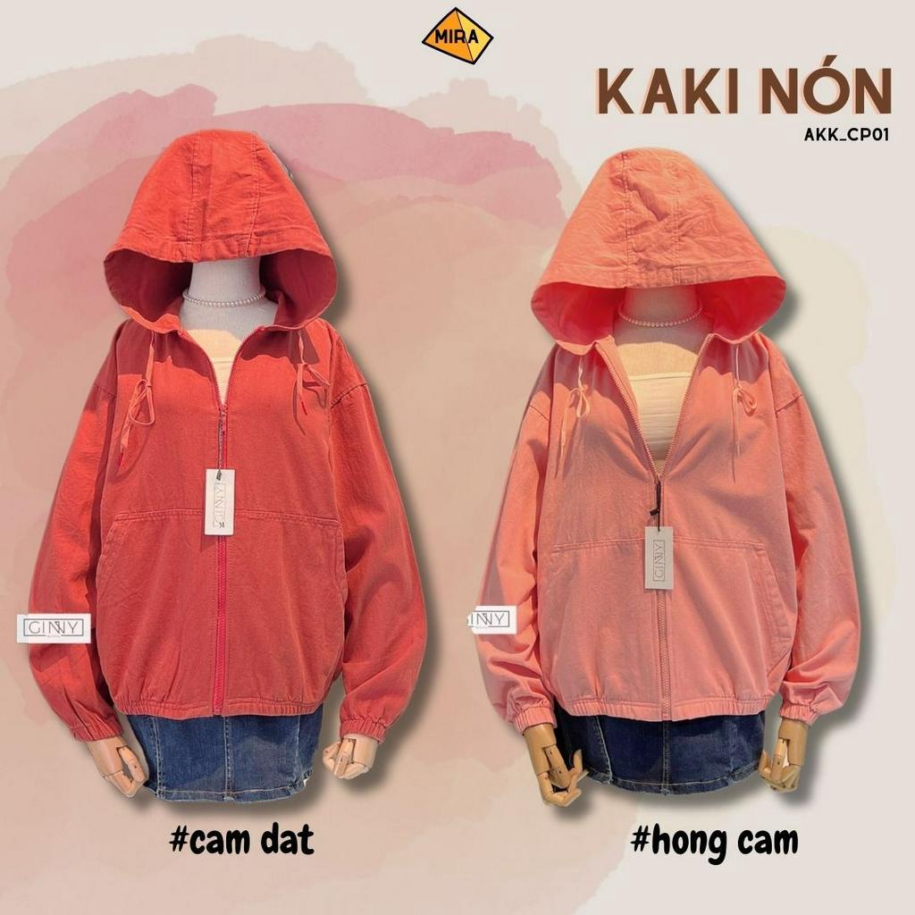 Áo Khoác Kaki Nón Đẹp - Gin clothing