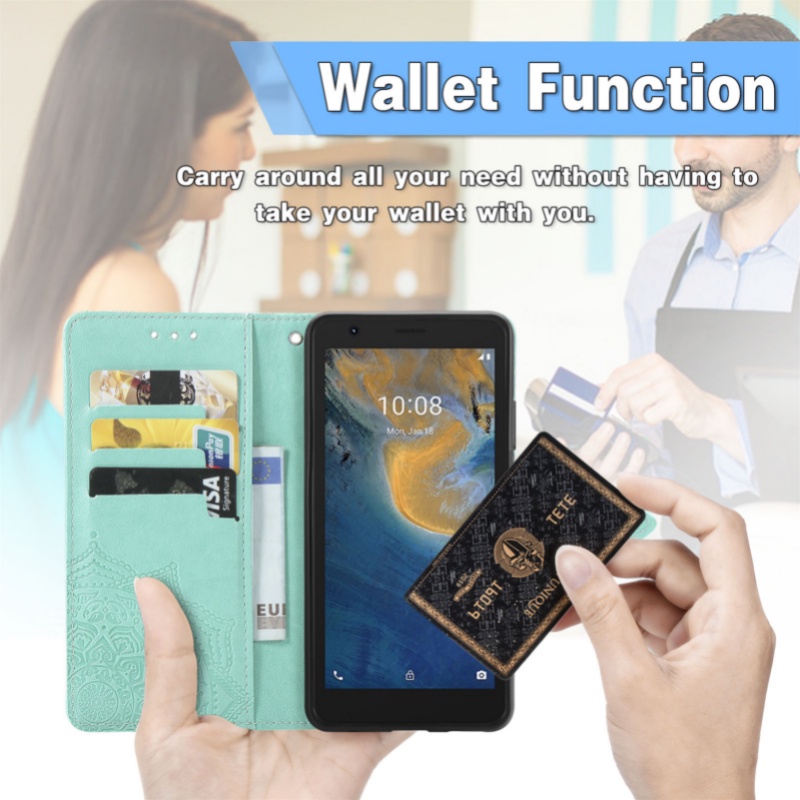 Bao Da Điện Thoại Kiểu Ví Gập Nam Châm Có Giá Đỡ &amp; Ngăn Thẻ Samsung Galaxy A04 A04s A13 A23e M53 M33 M23 M13 XCover 6 Pro Ốp