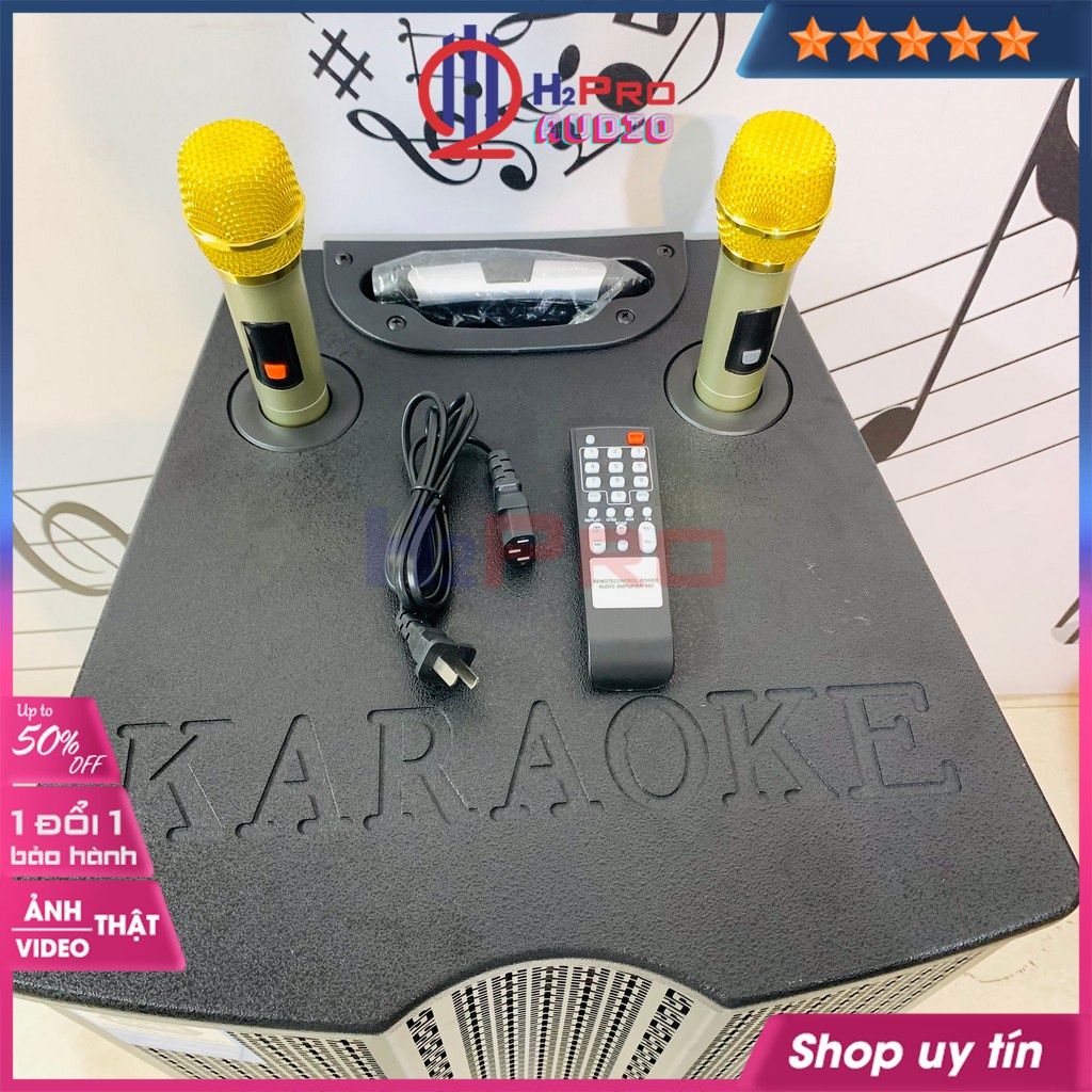 Loa kẹo kéo karaoke, loa kéo bluetooth DMX TC15-3B bass 40 300W hát karaoke cao cấp, công suất lớn - H2pro Audio
