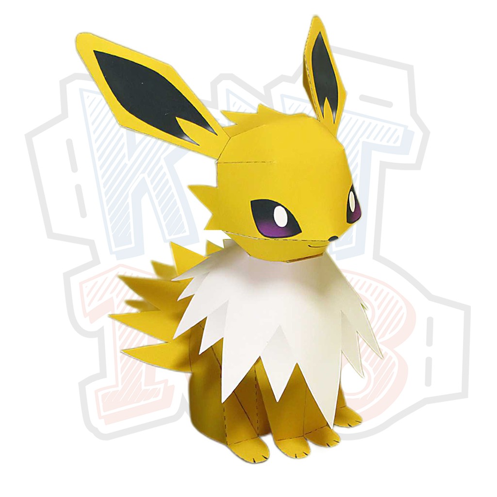 Mô hình giấy Pokemon Jolteon ver 2