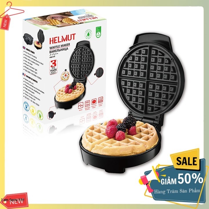 Máy làm bánh tổ ong, bánh waffle Mini Chính hãng HELMUT