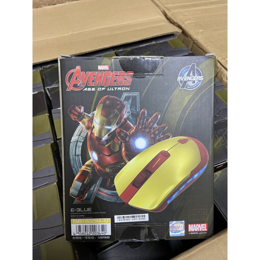 HSGD Chuột Gaming E-Blue EMS145 phiên bản Iron Man Có DPI - Bảo hành 12 tháng 44 N810