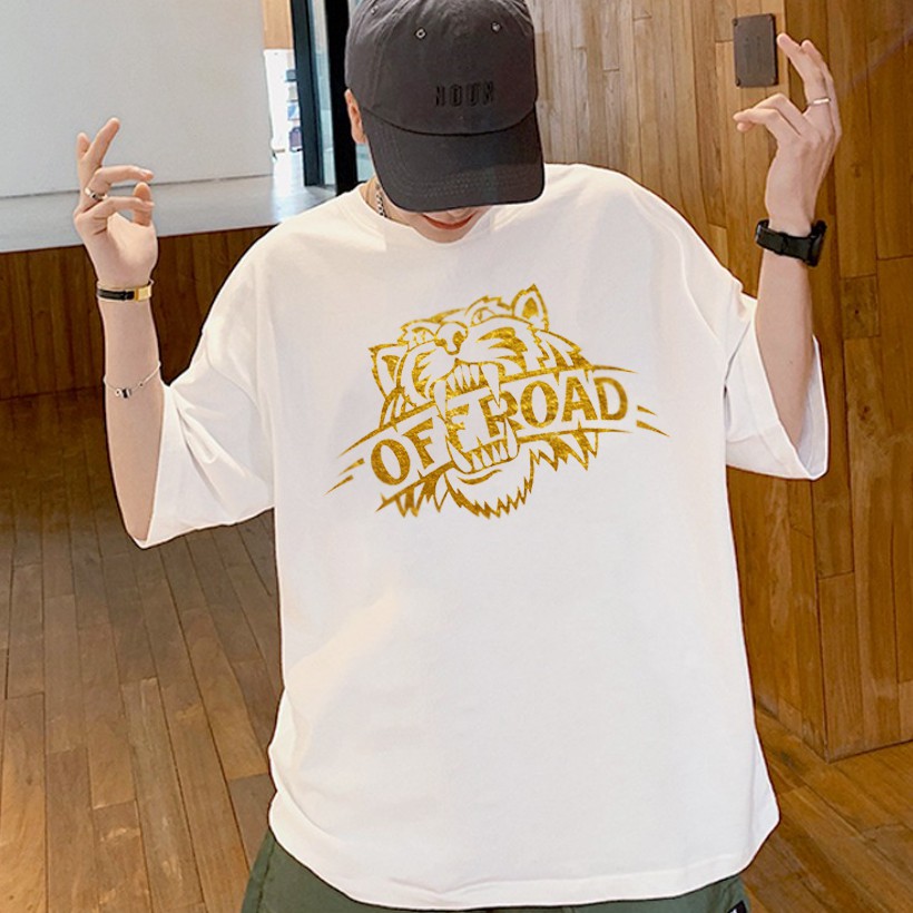 Áo thun tay lỡ unisex nam nữ OFFROAD form rộng dáng xuông chất mịn áo thun oversize basic | BigBuy360 - bigbuy360.vn