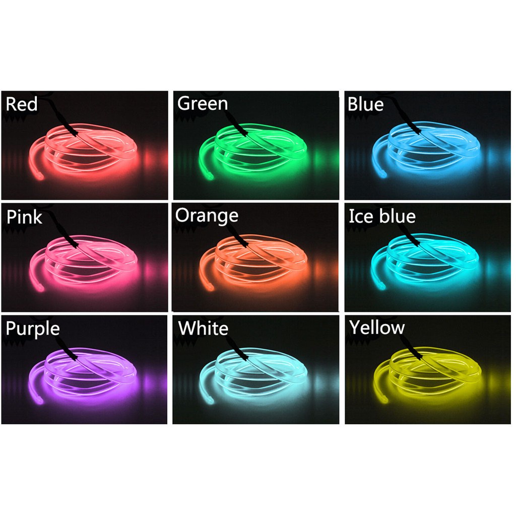 Dây Đèn LED Rgb USB Trang Trí Nội Thất Xe Hơi