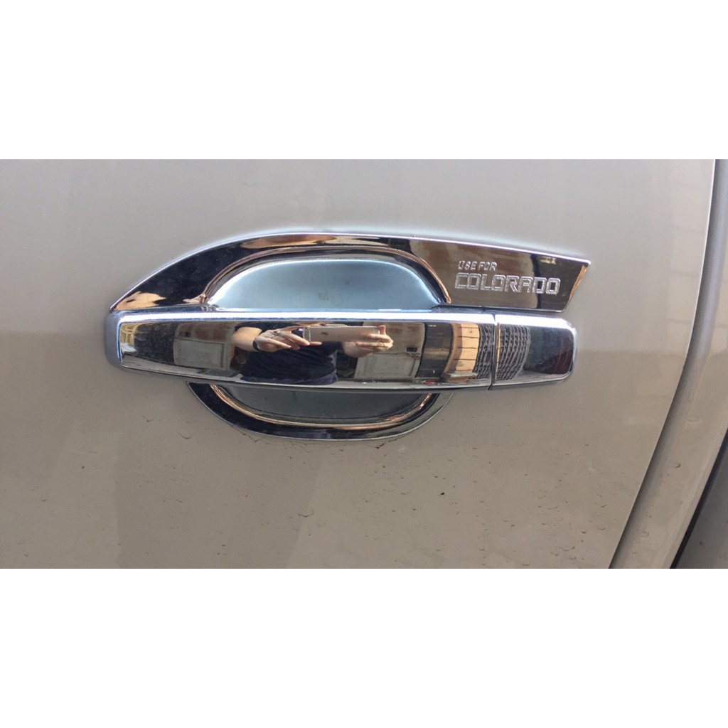 Ốp tay và hõm cửa xe Corolado 2016 - 2021 Mạ Crom Cao Cấp Chống xước tay cửa làm đẹp cho xe