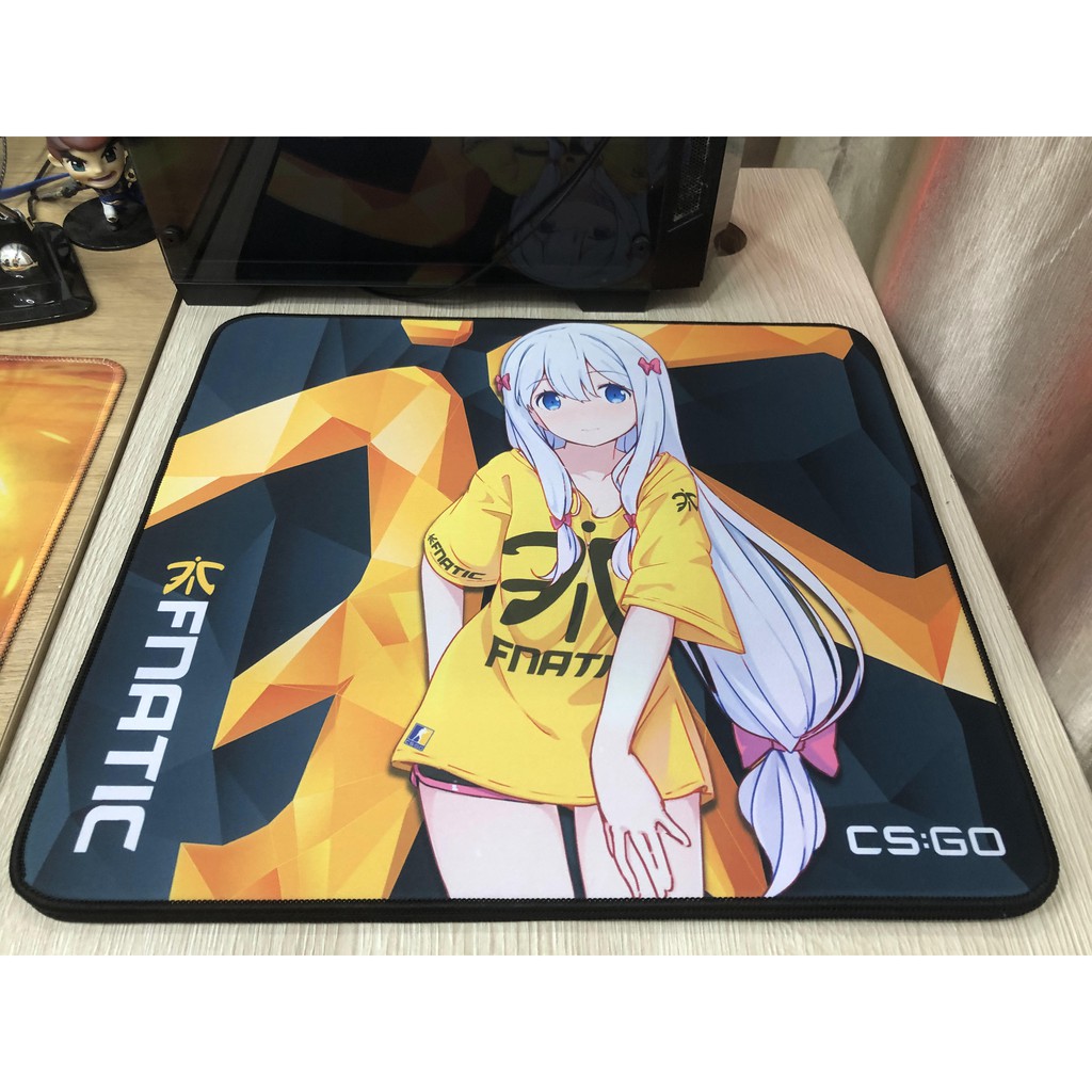 Lót chuột CSGO LoL anime girl đội tuyển esport mặt mịn speed