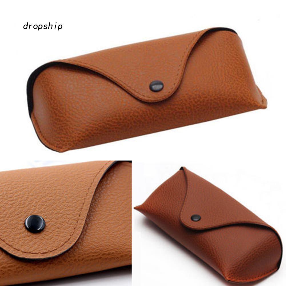 Hộp Đựng Mắt Kính Cầm Tay Bằng Da Giả Unisex